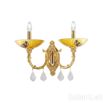 Kolarz 5130.60230.000/ki30 Wall Light DUCALE, Kiss Gold, 50/32/25 Настенный светильник