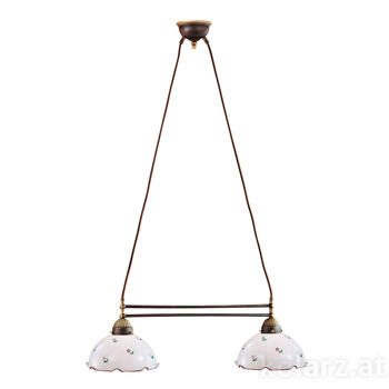 Kolarz 731.82.70 Chandelier NONNA, mouth-blown, Antique Brass, 64, 2 lights Люстра