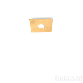 Kolarz A1337.11.1.Au Ceiling Light SQUARE, Leaf Gold, 25/25 Потолочный светильник