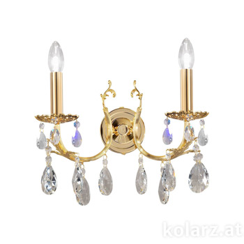 Kolarz 3003.62.3.KoT Wall Light VICTORIA 2, Sconce Gold, 35/20/26 Настенный светильник