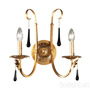 Иконка Kolarz 0057.62.3.Bk Wall Light FIORENZA, 24 Carat Gold, 38/38/18 Настенный светильник