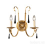 Иконка Kolarz 0057.62.G.Bk Wall Light FIORENZA, Antique Gold, 38/38/18 Настенный светильник