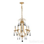 Иконка Kolarz 0057.85.G.Bk Chandelier FIORENZA, Antique Gold, 58, 5 lights Люстра