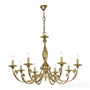 Иконка Kolarz 0301.88.4 Chandelier PISANI, Antique Brass, 101, 8 lights Люстра