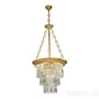 Иконка Kolarz 0346.34.15 Chandelier MILORD CRYSTAL, French Gold, 50, 4 lights Люстра