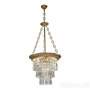 Иконка Kolarz 0346.34.4 Chandelier MILORD CRYSTAL, Antique Brass, 50, 4 lights Люстра