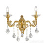 Иконка Kolarz 1299.62.15.SpT Wall Light CONTARINI CRYSTAL, French Gold, 48/45/26 Настенный светильник