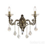 Иконка Kolarz 1299.62.4.SpT Wall Light CONTARINI CRYSTAL, Antique Brass, 48/45/26 Настенный светильник