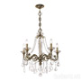 Иконка Kolarz 1299.85.4.SpT Chandelier CONTARINI CRYSTAL, Antique Brass, 65, 5 lights Люстра