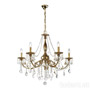 Иконка Kolarz 1301.85.4.SpT Chandelier PISANI CRYSTAL, Antique Brass, 83, 5 lights Люстра