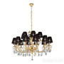 Иконка Kolarz 3003.812+6.3.KoT Chandelier VICTORIA 2, Sconce Gold, KOLARZ Optic Crystals, 100, 18 lights Люстра