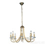 Иконка Kolarz 330.88.8C Chandelier IMPERIAL, Engl. Brass, 76, 8 lights Люстра