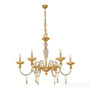 Иконка Kolarz 5250.80630.943/tc10 Chandelier CONDULMER 2, Toscana Gold/White, 90, 6 lights Люстра