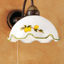 Иконка Kolarz 731.61.116 Wall Light NONNA, mouth-blown, Antique Brass, 20/20/27 Настенный светильник