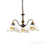 Иконка Kolarz 731.83.116 Chandelier NONNA, mouth-blown, Antique Brass, 45, 3 lights Люстра