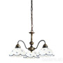 Иконка Kolarz 731.83.17 Chandelier NONNA, mouth-blown, Antique Brass, 45, 3 lights Люстра