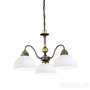 Иконка Kolarz 731.83.53 Chandelier NONNA, mouth-blown, Antique Brass, 45, 3 lights Люстра