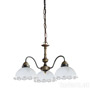 Иконка Kolarz 731.83.73 Chandelier NONNA, mouth-blown, Antique Brass, 45, 3 lights Люстра