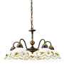 Иконка Kolarz 731.85.110 Chandelier NONNA, mouth-blown, Antique Brass, 57, 5 lights Люстра